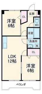 エステイト ツジ【4階】の間取り