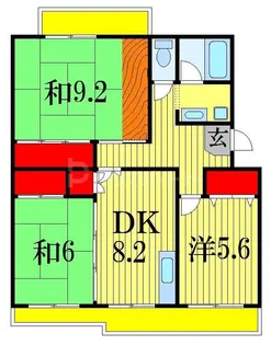 第3森田マンション【3階】の間取り