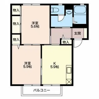 エイトフレグランス【2階】の間取り