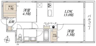(仮称)新座市大和田メゾン【3階】の間取り