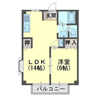 タウニーSB【2階】の間取り