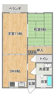 ステージ東根【1階】の間取り
