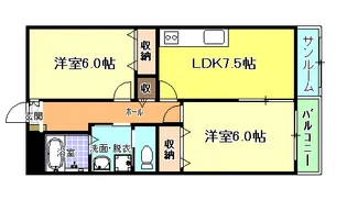 Bay beside【2階】の間取り