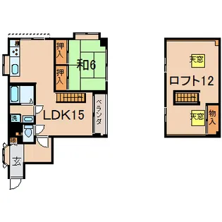 メゾン千夢【3階】の間取り