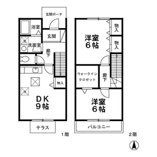 東京都練馬区春日町1【一戸建】の間取り