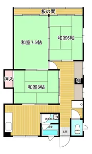 岡田ビル【3階】の間取り