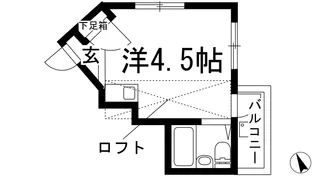 サンパレスマンション【3階】の間取り