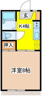 エストゥディオキネハラ【1階】の間取り