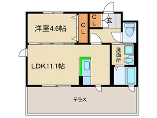 シャーメゾン今川【1階】の間取り
