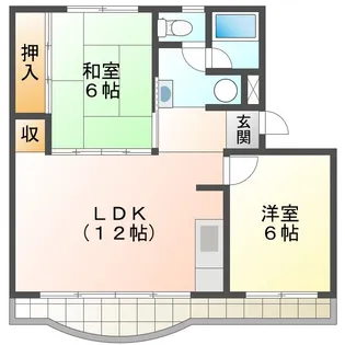 和田ハイツ【1階】の間取り