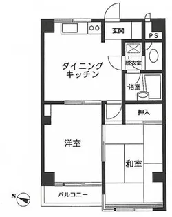 ハピネスKATOH【2階】の間取り