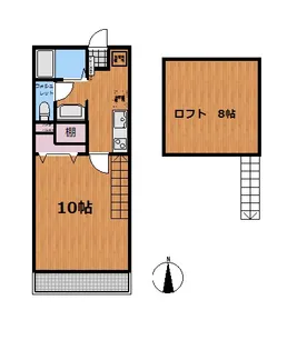 M.Bleuet【2階】の間取り