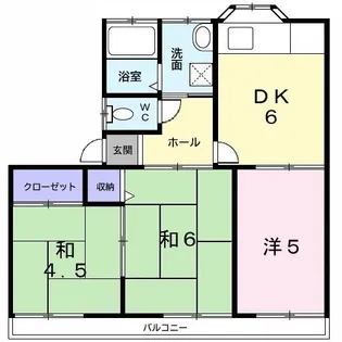 メゾン・ソレイユ【2階】の間取り