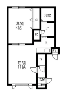 アピアA【2階】の間取り