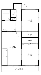 徳島県徳島市南田宮1【アパート】の間取り