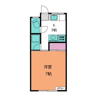 メゾン熊谷【1階】の間取り