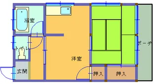 水野アパート【2階】の間取り