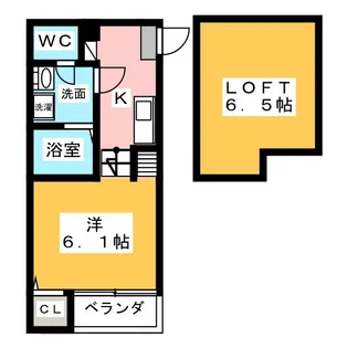 ディアコート青井【2階】の間取り