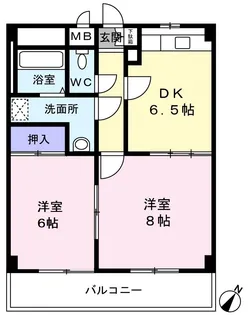 誉田セントラルビレッジ【2階】の間取り