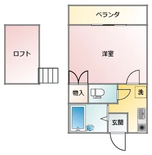 カズィーナ平和町【1階】の間取り