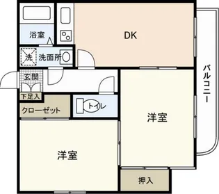 7FUKAGAWA【2階】の間取り