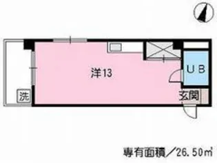 サンライズ西霞【3階】の間取り