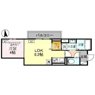 グラナーデ東新町【3階】の間取り