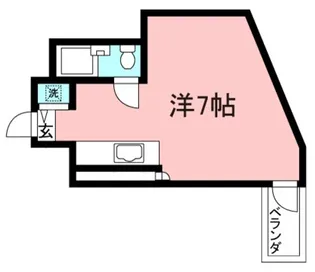 ジョイム向ヶ丘遊園【1階】の間取り
