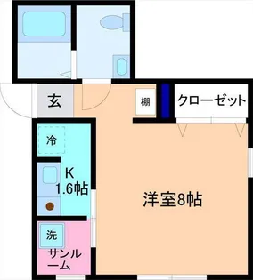 La Brown【1階】の間取り