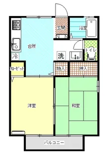 メゾンセジュールII【1階】の間取り