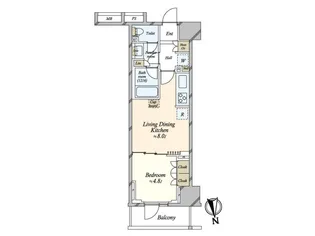 パークホームズ東陽町【1階】の間取り