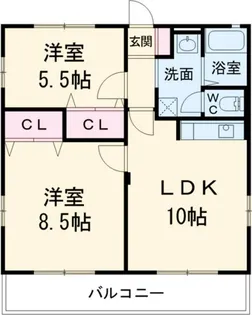 センチュリーレジデンスIV【1階】の間取り