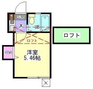 フレッシュメント1【1階】の間取り