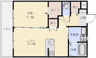 ソレアード【2階】の間取り