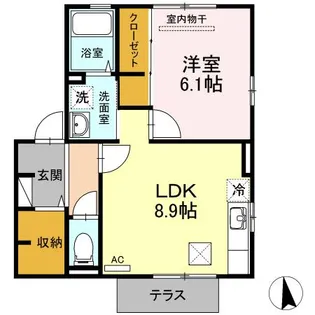 クレシエンドA棟の間取り