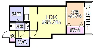 レイナス花絣【1階】の間取り