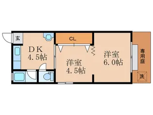 ルネ横木【1階】の間取り