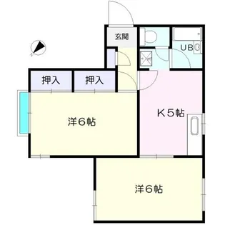 ドミール北町【2階】の間取り