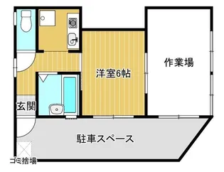 ペルソンヌ山際III【1階】の間取り