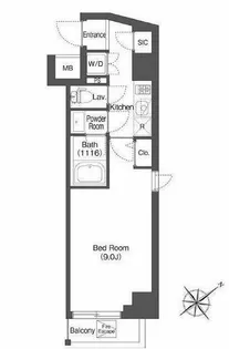 AIFLAT中目黒【3階】の間取り