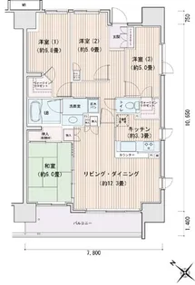 東京都江東区豊洲3【マンション】の間取り