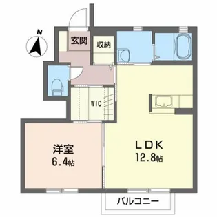 オルボスA【1階】の間取り