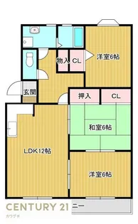 3LDKの間取り画像