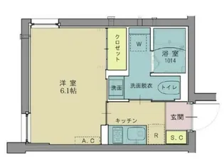 レヴァンテ都立大学【2階】の間取り
