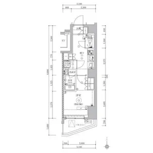 ベルシード東十条ツインズB【7階】の間取り