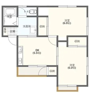 エイトライン【1階】の間取り