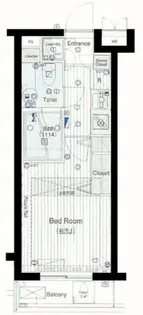 ヴォーガコルテ西馬込アジールコート【2階】の間取り