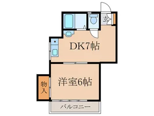 シャト-ミナトB【1階】の間取り