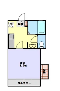 宮城県仙台市若林区保春院前丁【アパート】の間取り