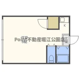大阪府大阪市西区土佐堀3【マンション】の間取り